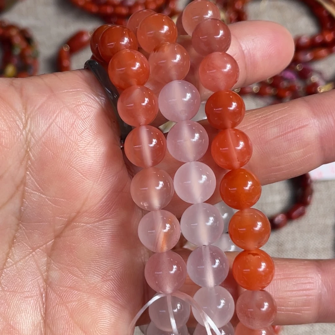 南红玛瑙未镶嵌颈饰