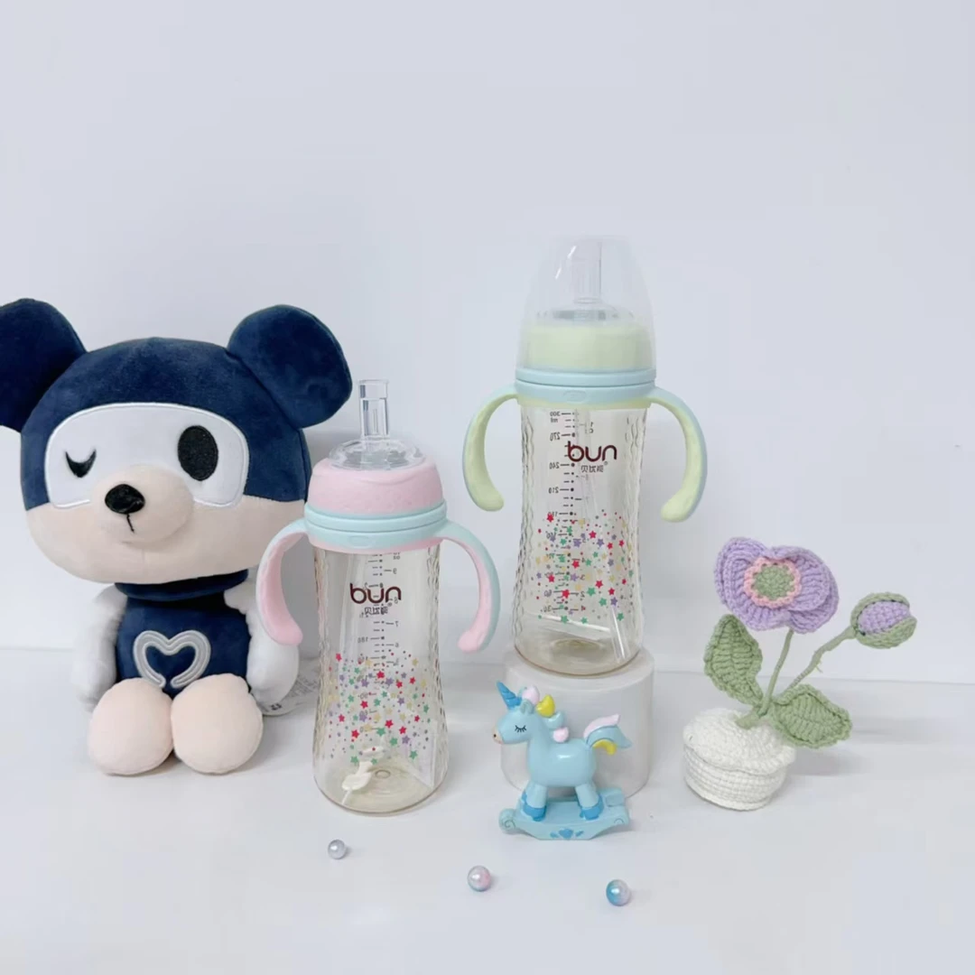 BB003白金瀚【贝优能】一杯两用PPSU吸嘴+奶嘴300ML