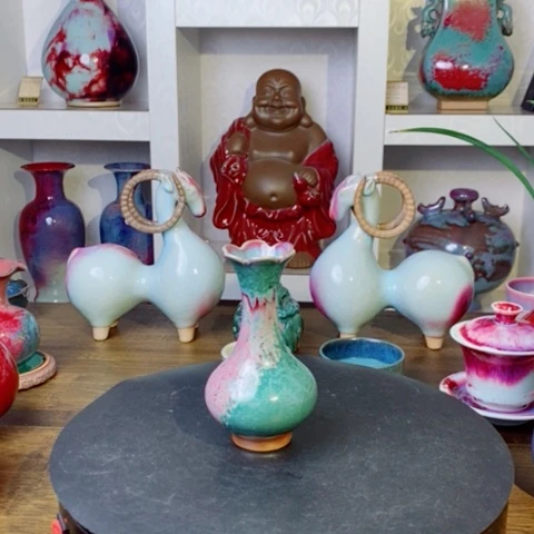 瓷片禹州神后钧瓷原产地~