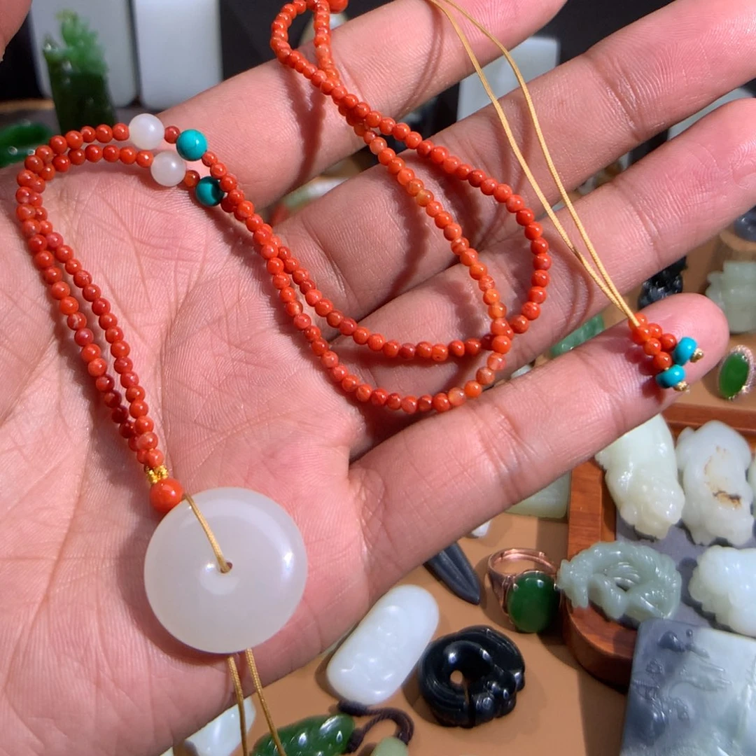 和田玉颈饰未镶嵌申*