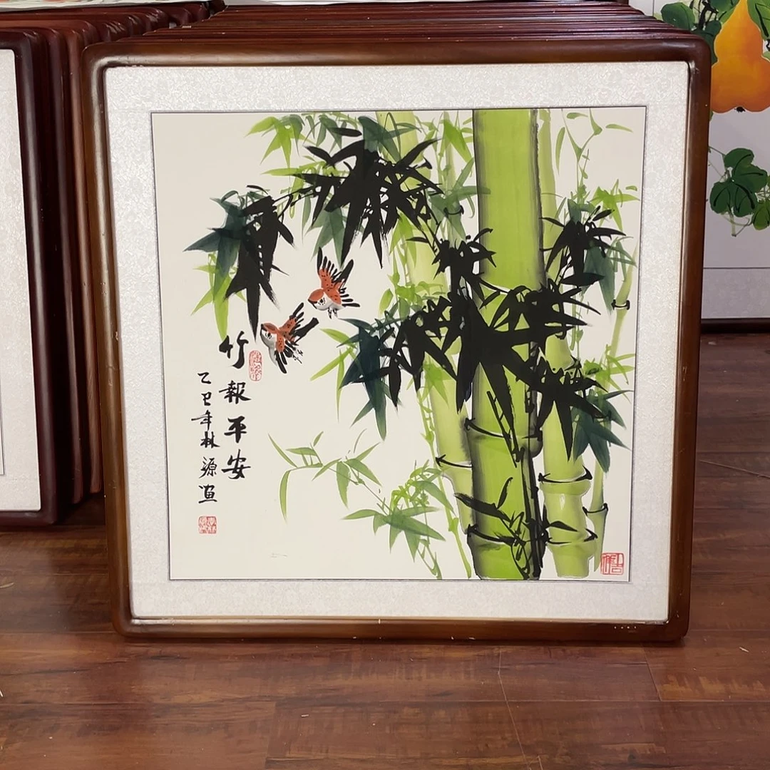 国画带框尺寸63*63厘米