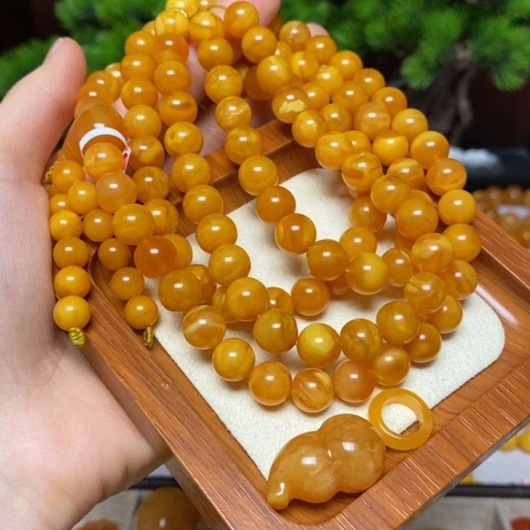 【闪购商品】手链蜜蜡未镶嵌手串定制