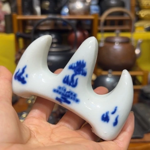 蜜安罐瓷香炉锡茶则