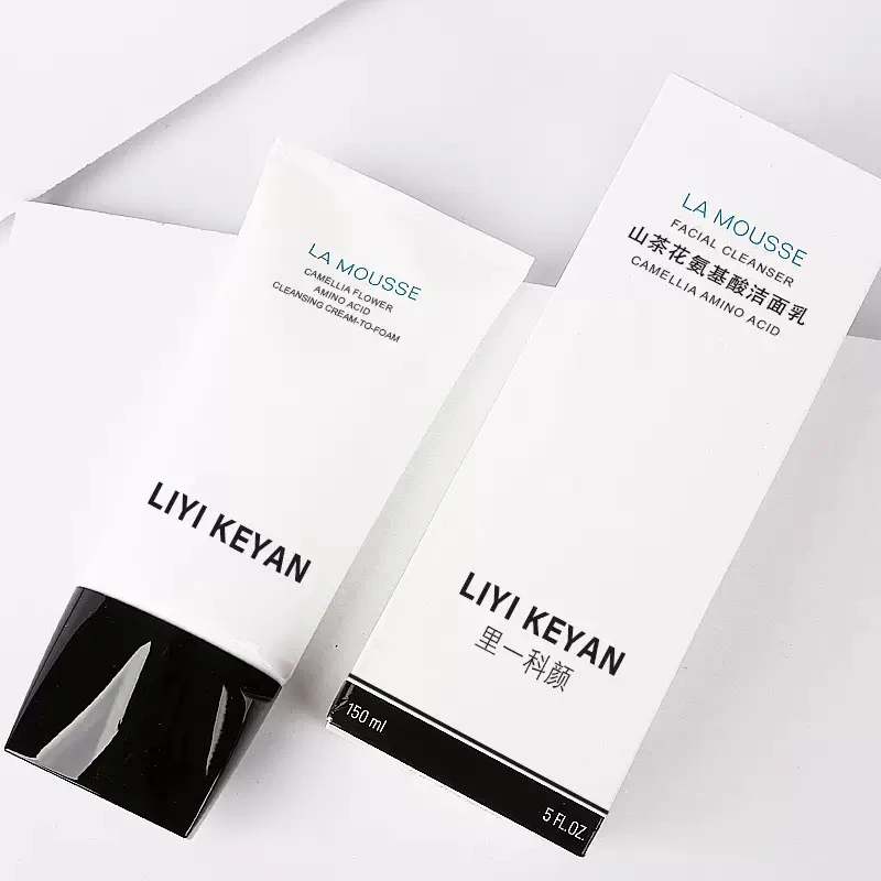 里一科颜山茶花氨基酸洁面乳云朵慕斯敏肌专属