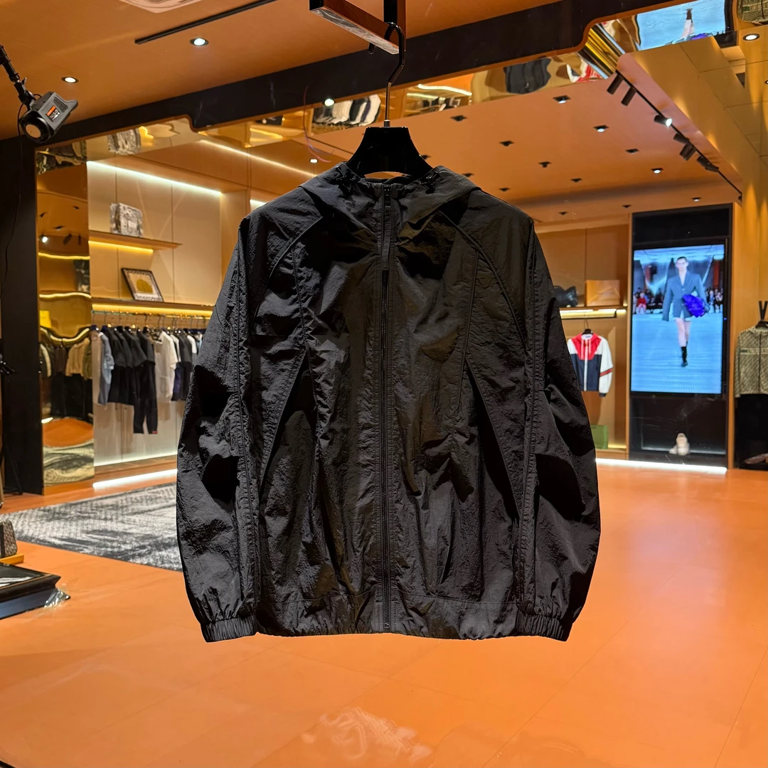 「H9885」“连帽夹克外套”2025年秋季新款休闲宽松百搭潮牌秋装
