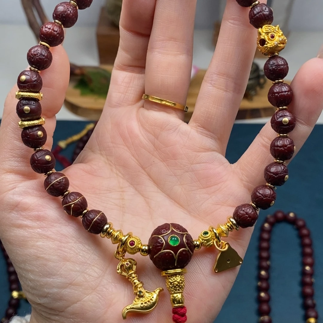 手串凤眼菩提手持金钉满配8.3