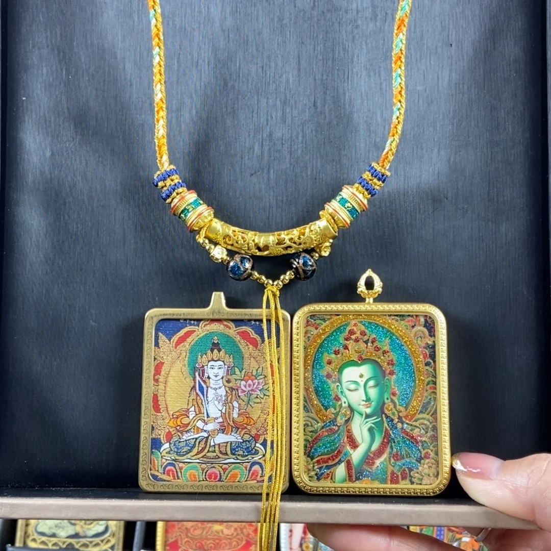 吊坠导*美丽的唐卡结缘