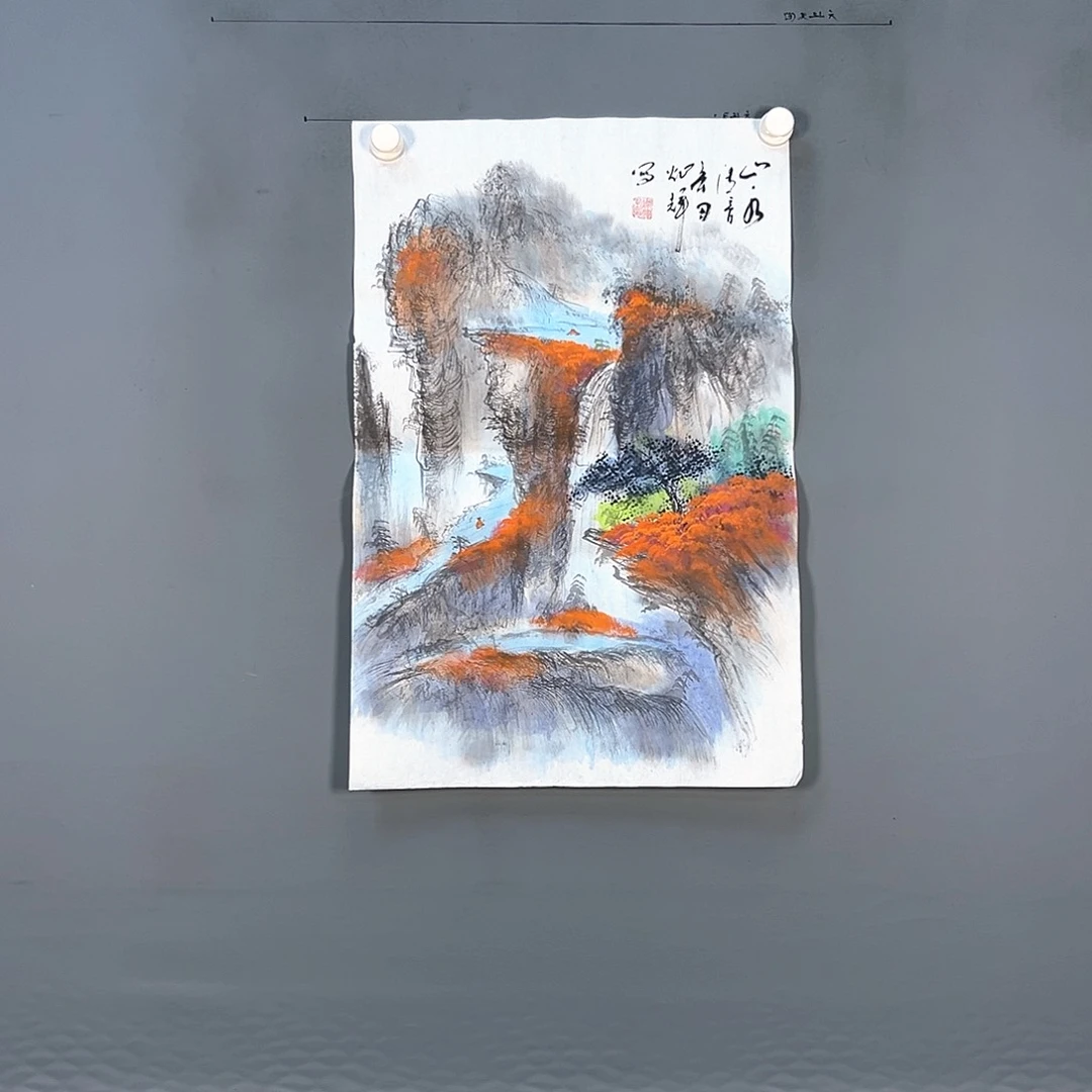 国画429 花鸟和花的颜色搭配起来