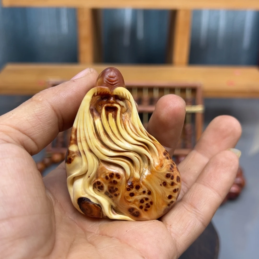 8***范木崖柏木摆件手把件