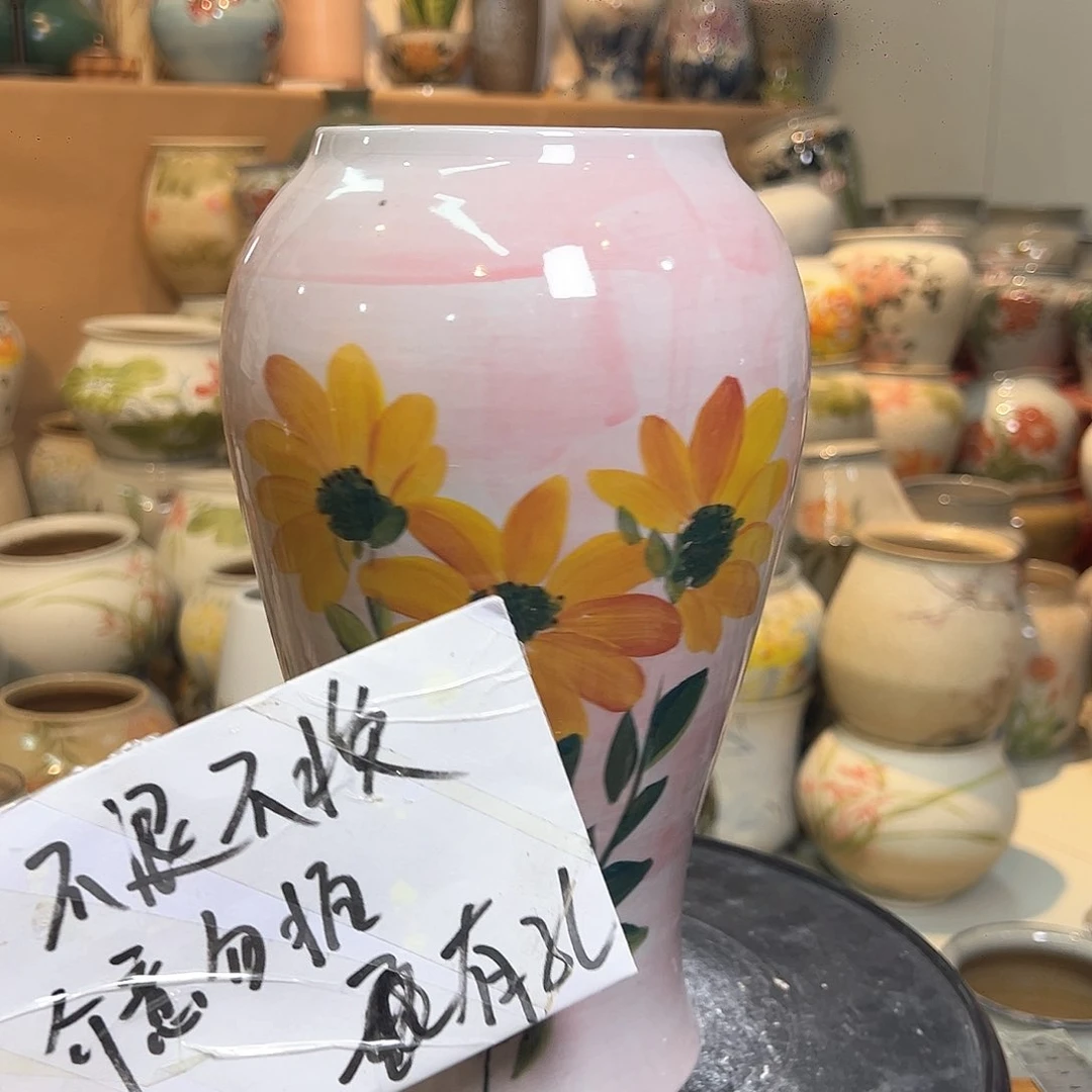 云*景德镇陶瓷花盆花器1瑕