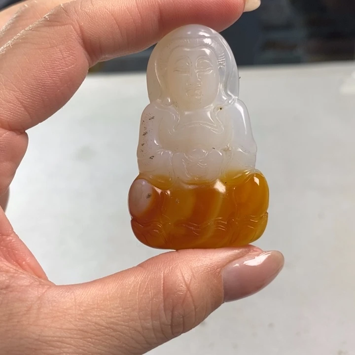玛瑙/玉髓吊坠(不含链)未镶嵌