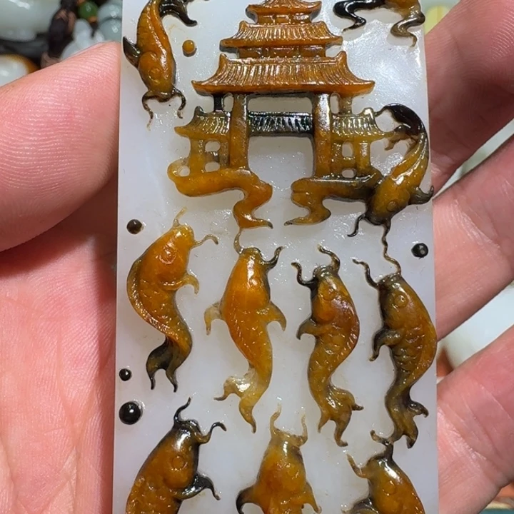 和田玉未镶嵌摆件