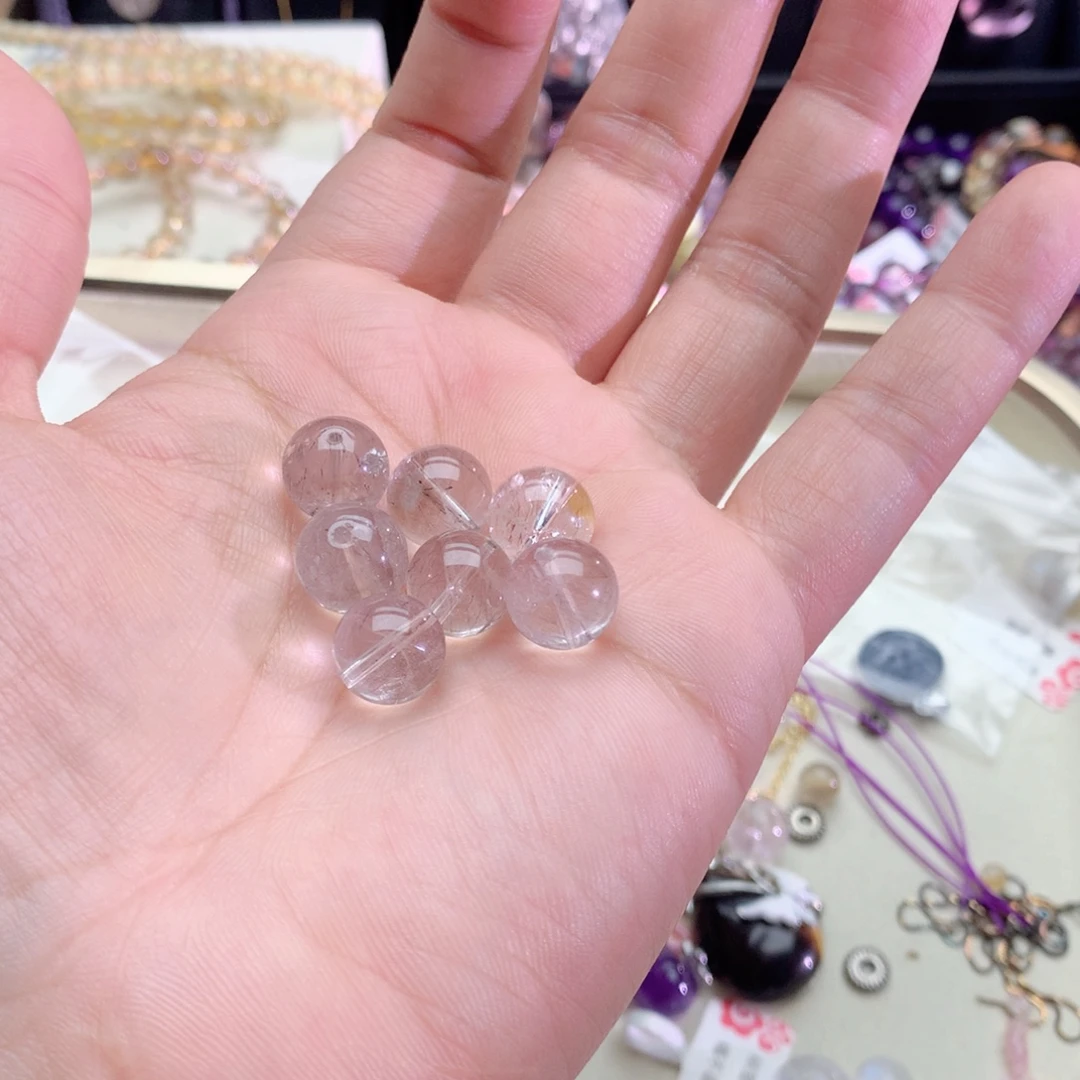 逃***夭未镶嵌手链水晶超七单珠7个