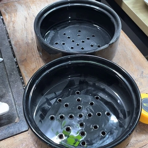 微瑕，不能明火，口径17高度7.，2个蒸