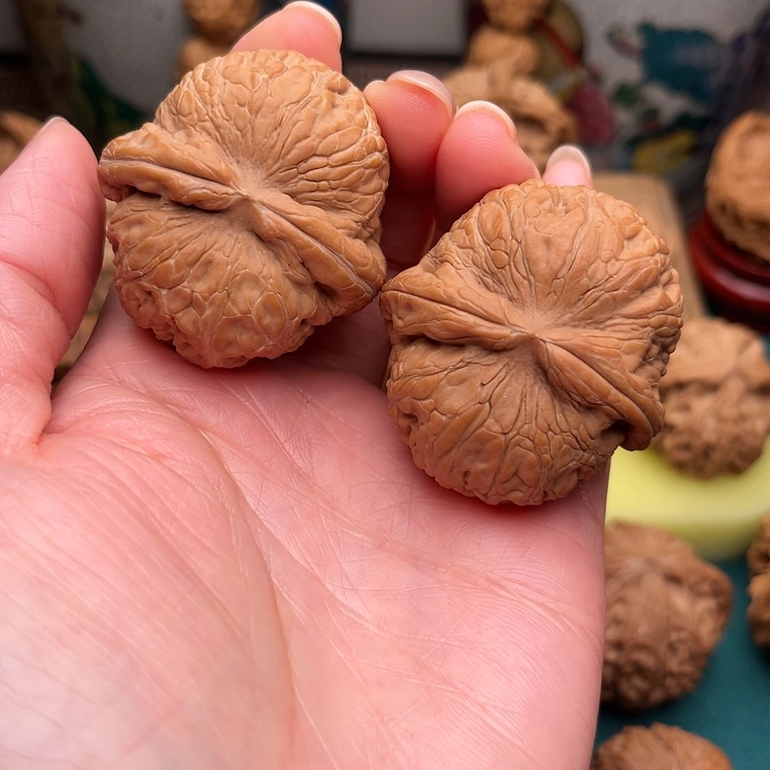 a***c文玩核桃把件平谷元宝