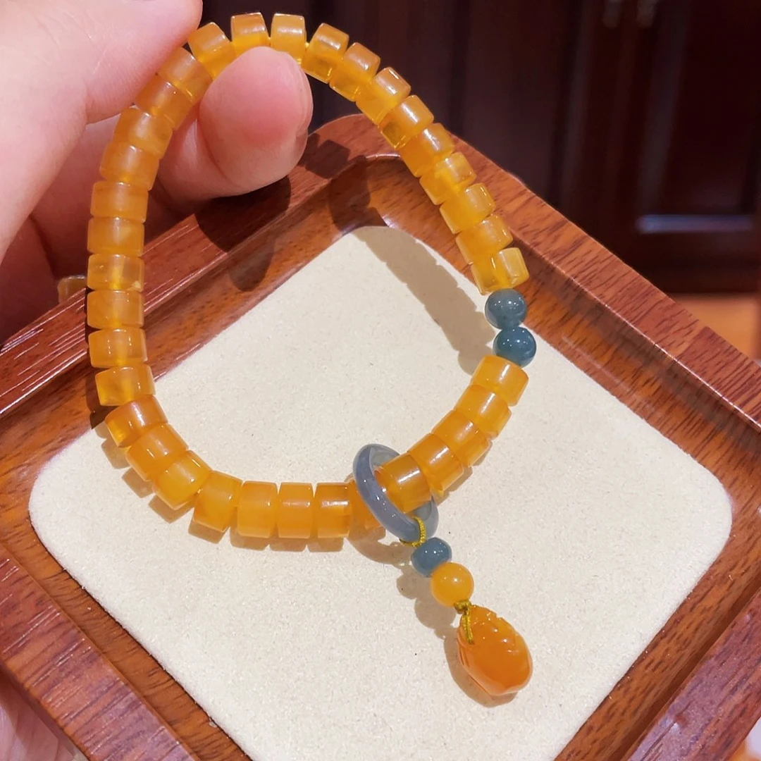 蜜蜡手链未镶嵌手串