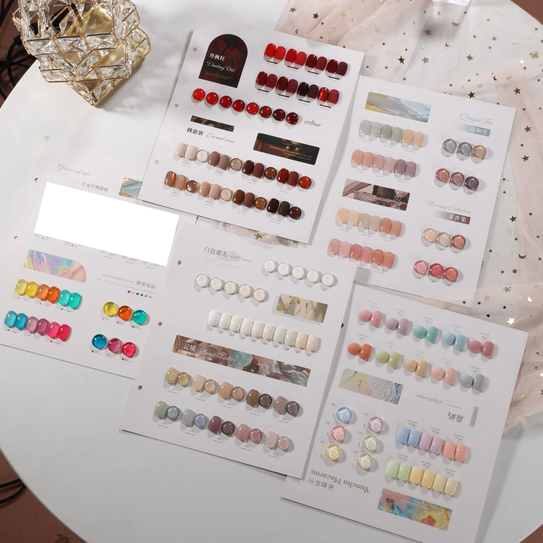 新人浅莉花香系列甲油胶一瓶