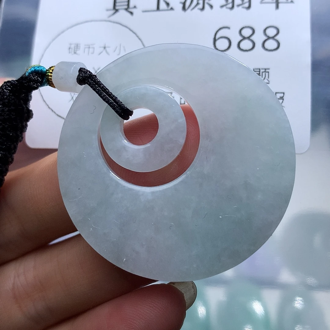 翡翠未镶嵌颈饰688