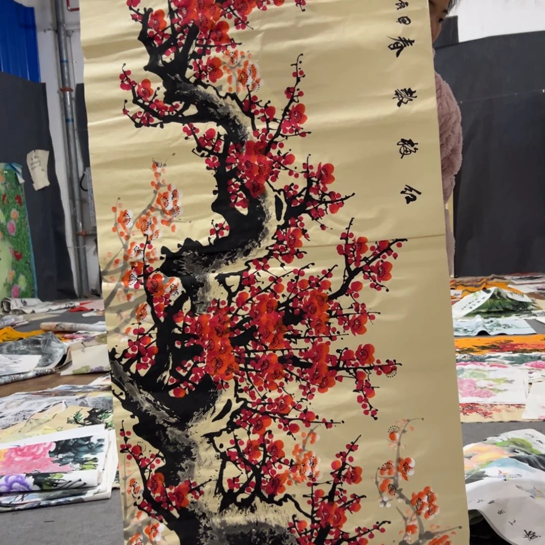 国画国画作品画心一张