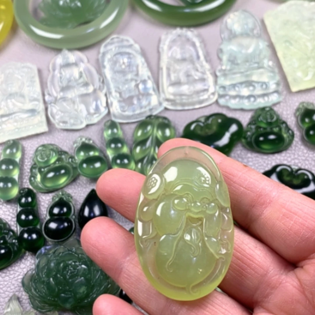 【闪购商品】蛇纹石玉岫玉未镶嵌