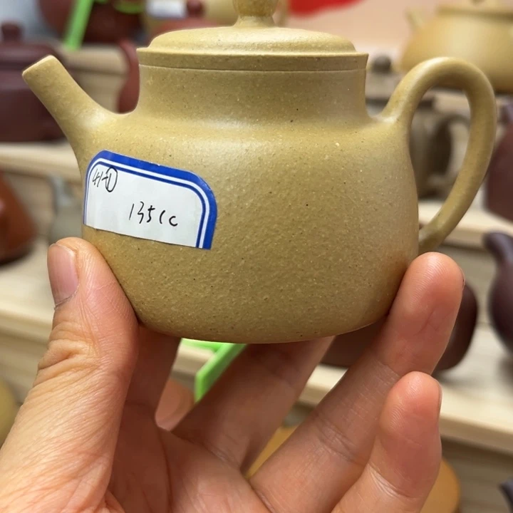茶壶紫砂梨皮本绿130cc言心