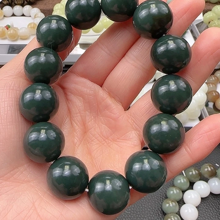 和田玉手串未镶嵌