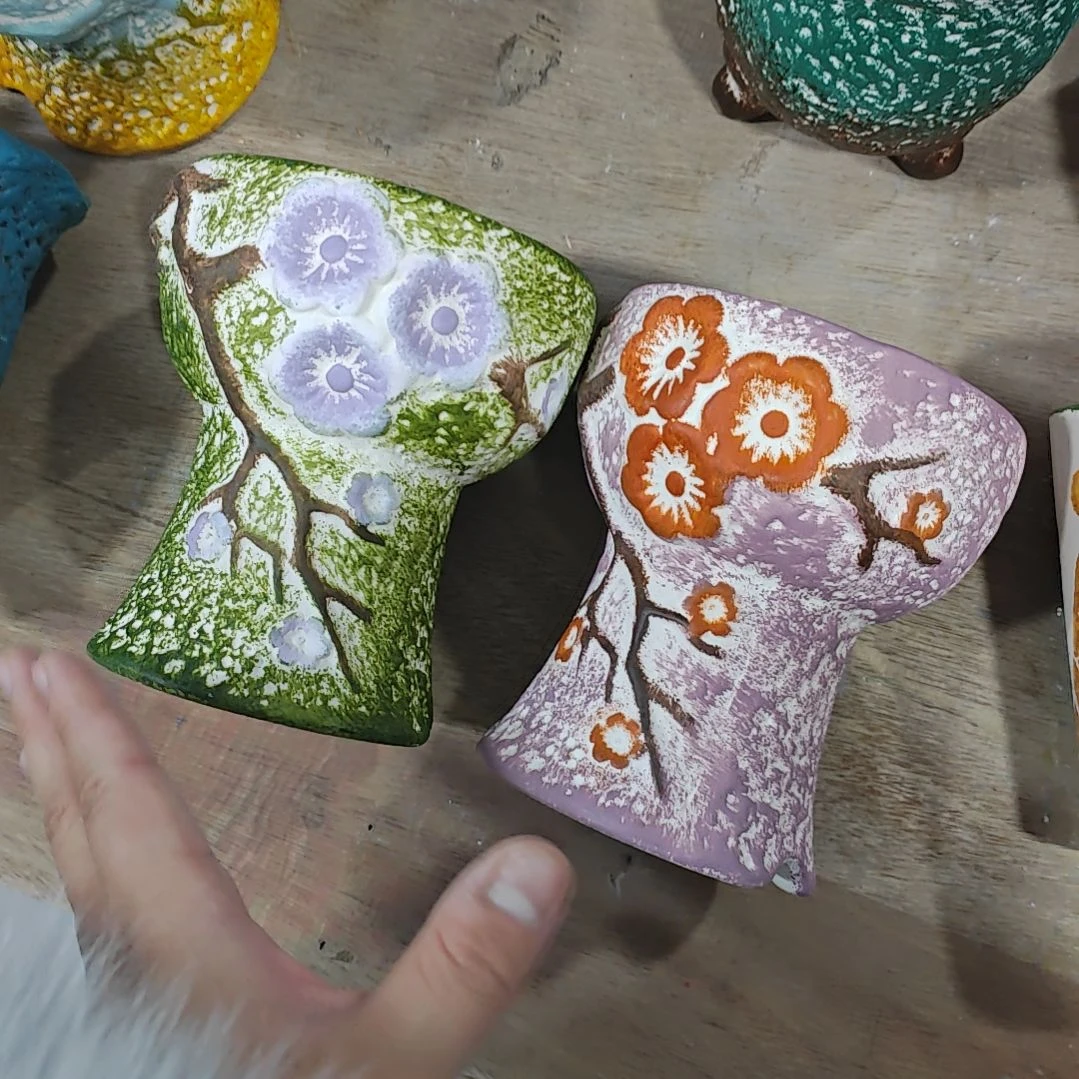 红陶吸水透气的白陶花盆凑满12发货