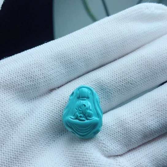 未镶嵌绿松石珠宝奇石