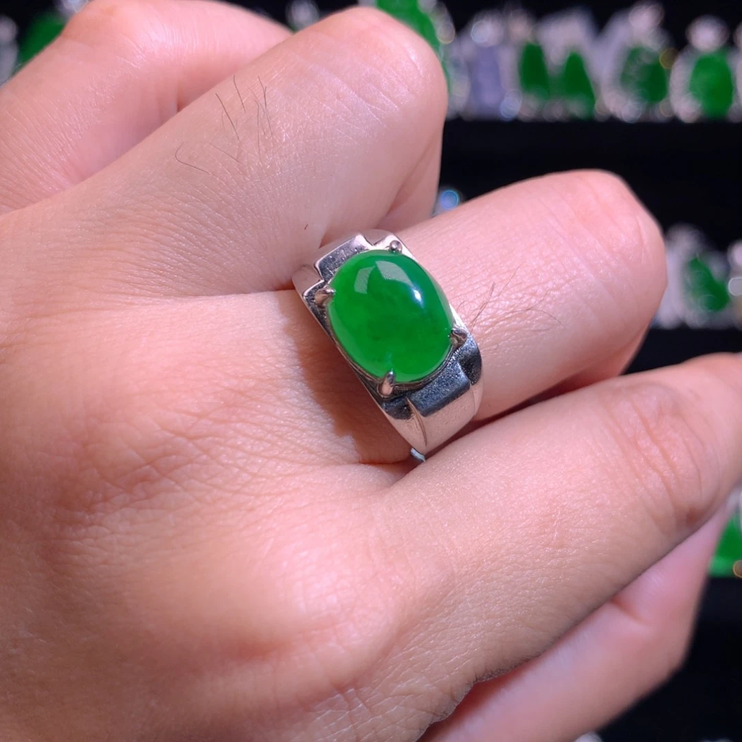 【闪购商品】颈饰银S925镶嵌翡翠天然翡翠