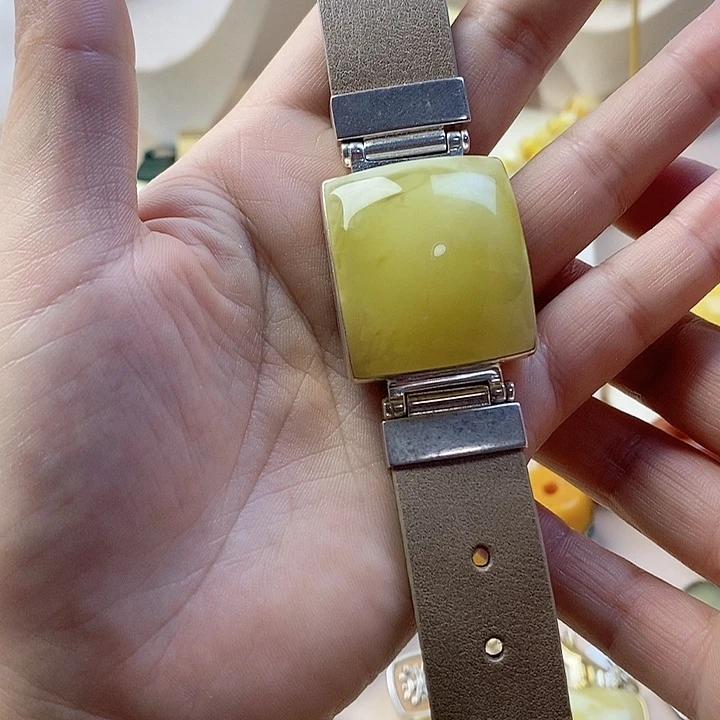 未镶嵌琥珀手链蜜蜡手表