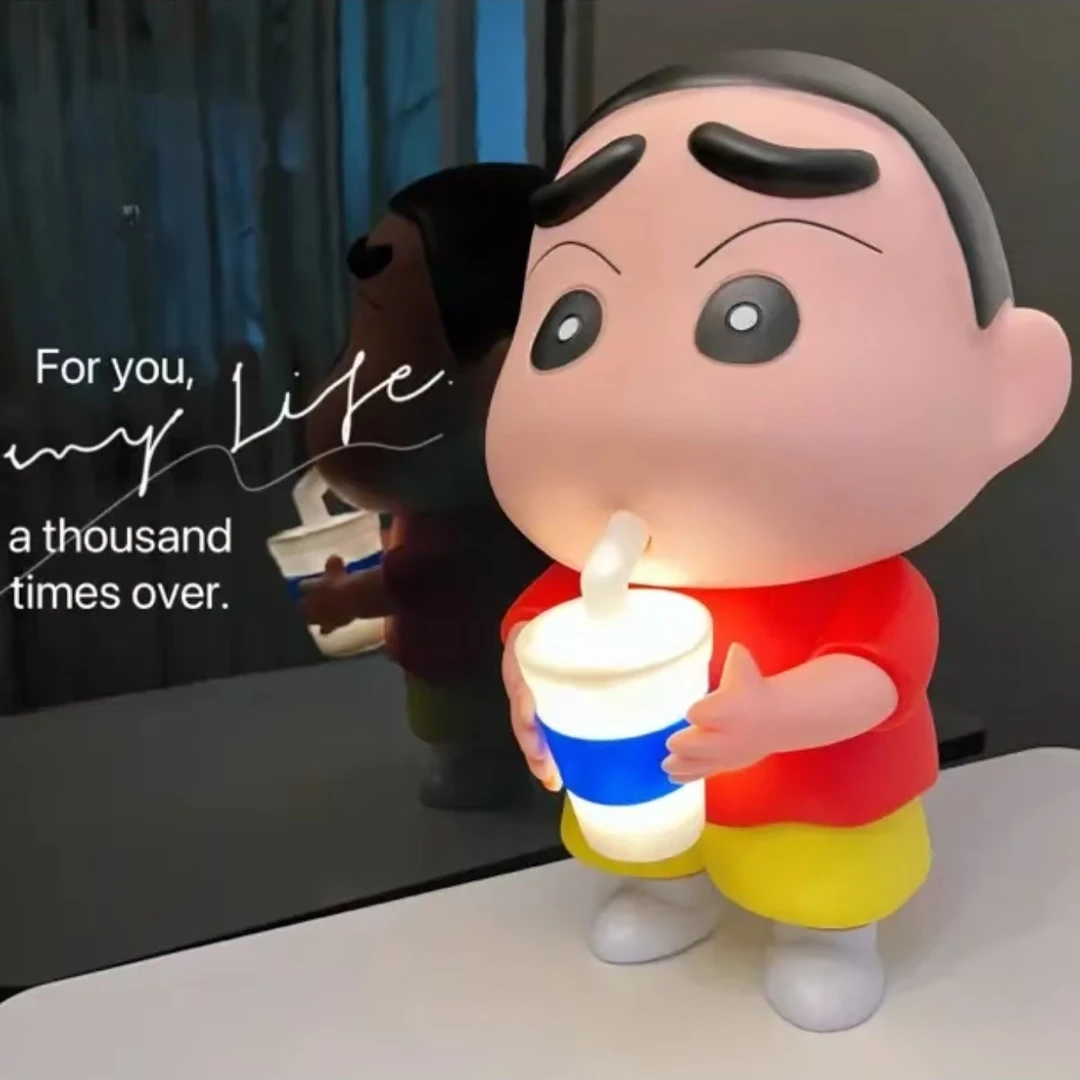 大号可乐小新拍拍灯潮玩手办家居潮玩摆件搪胶手办生日礼物小新