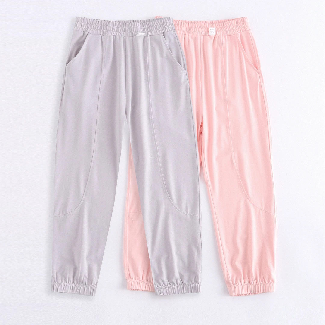 【妮妮珂珂】春夏款竹棉薄款长裤舒适休闲百搭防蚊裤空调裤