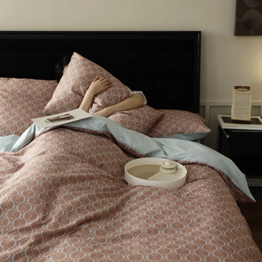 100s纯棉四件套 不挑花色