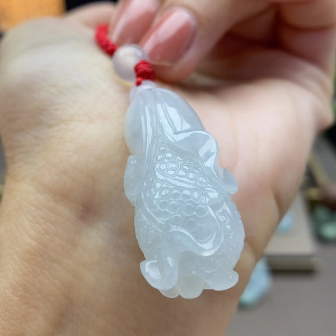 翡翠未镶嵌颈饰吊坠11