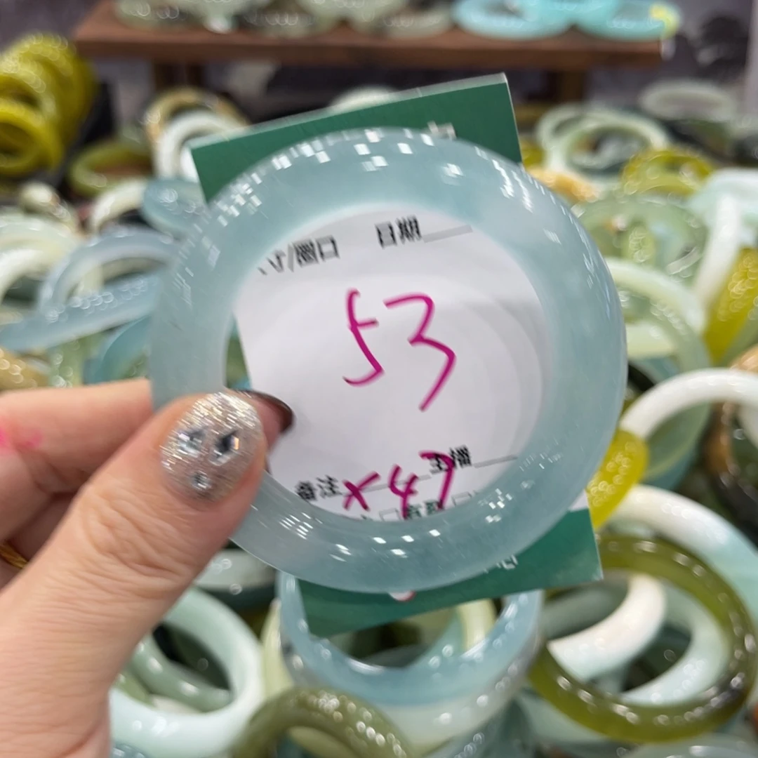 岫玉未镶嵌手镯手镯