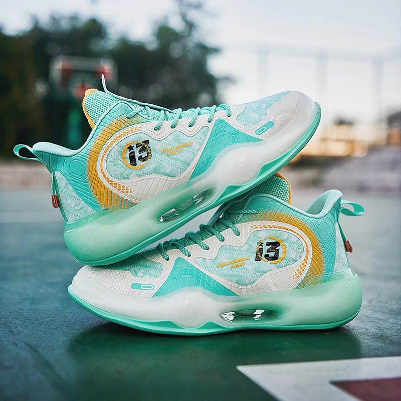 运动球鞋新款耐磨防滑减震跑步休闲运动篮球鞋