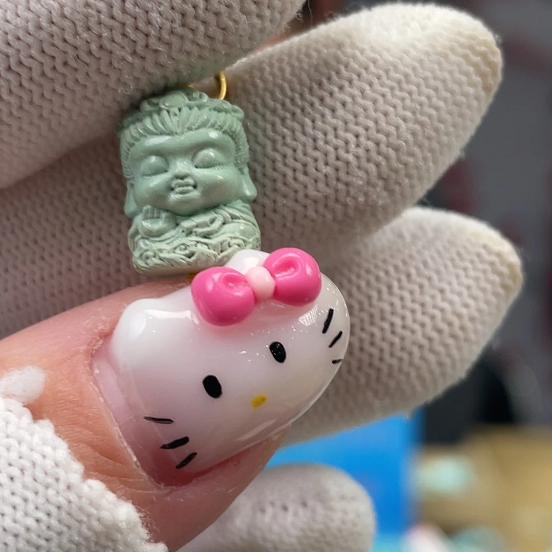 绿松石未镶嵌挂件