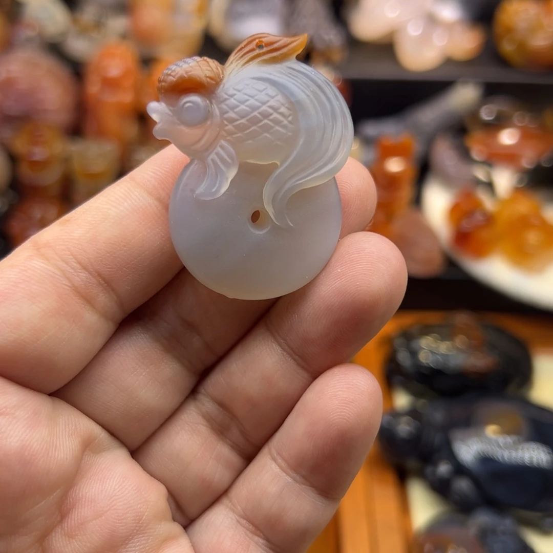 玛瑙/玉髓未镶嵌手玩/摆件/挂件
