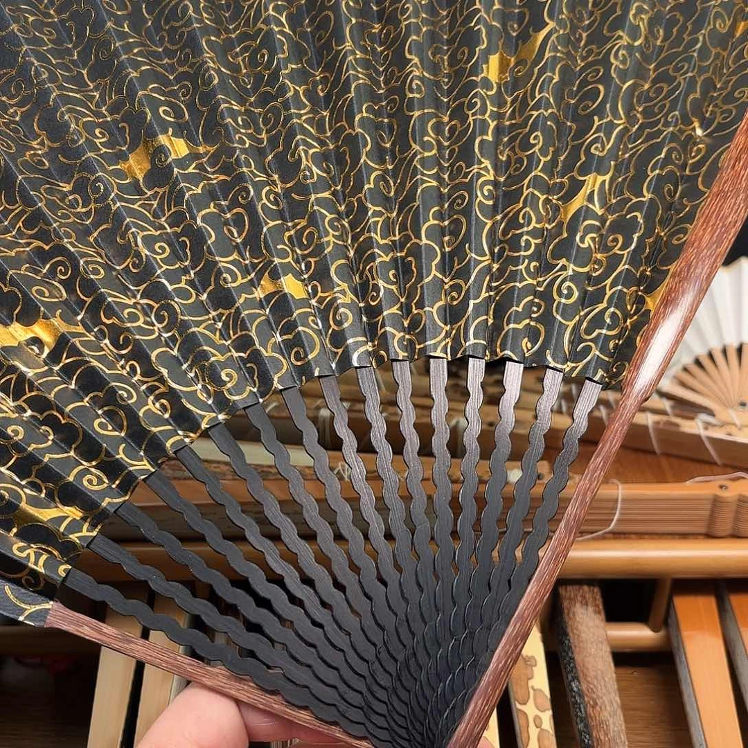 扇子芝麻粽龙鳞祥云金