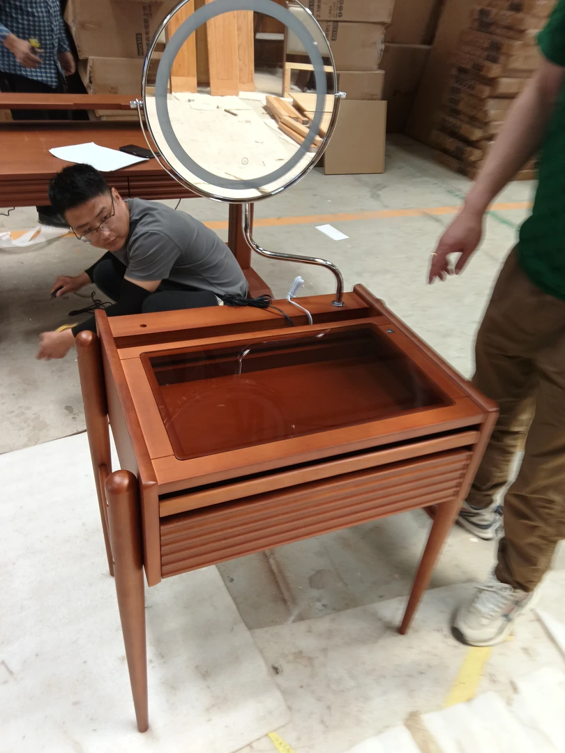 明妆梳妆台70*50*76包送不包装