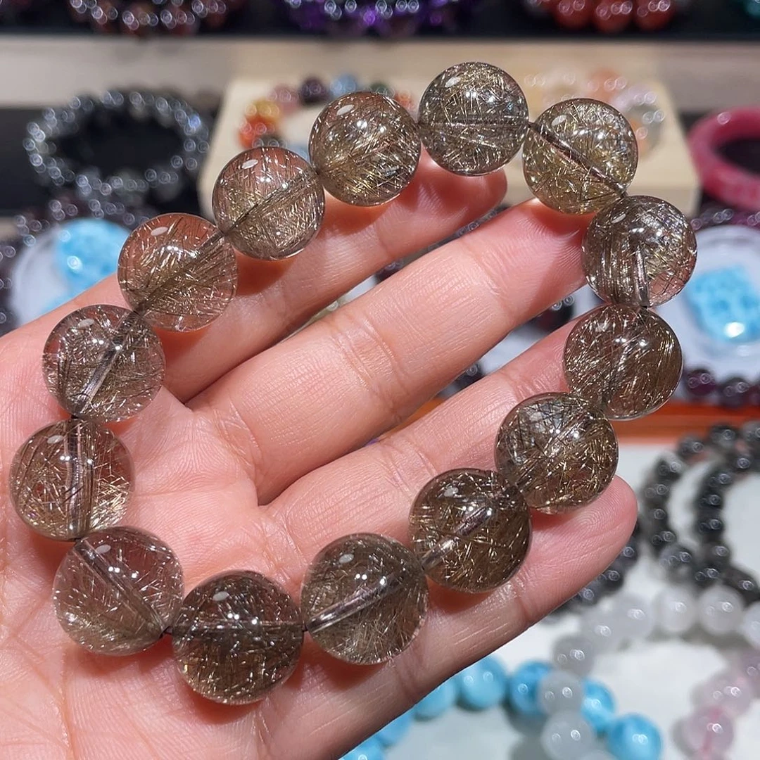 手链未镶嵌水晶发晶手链