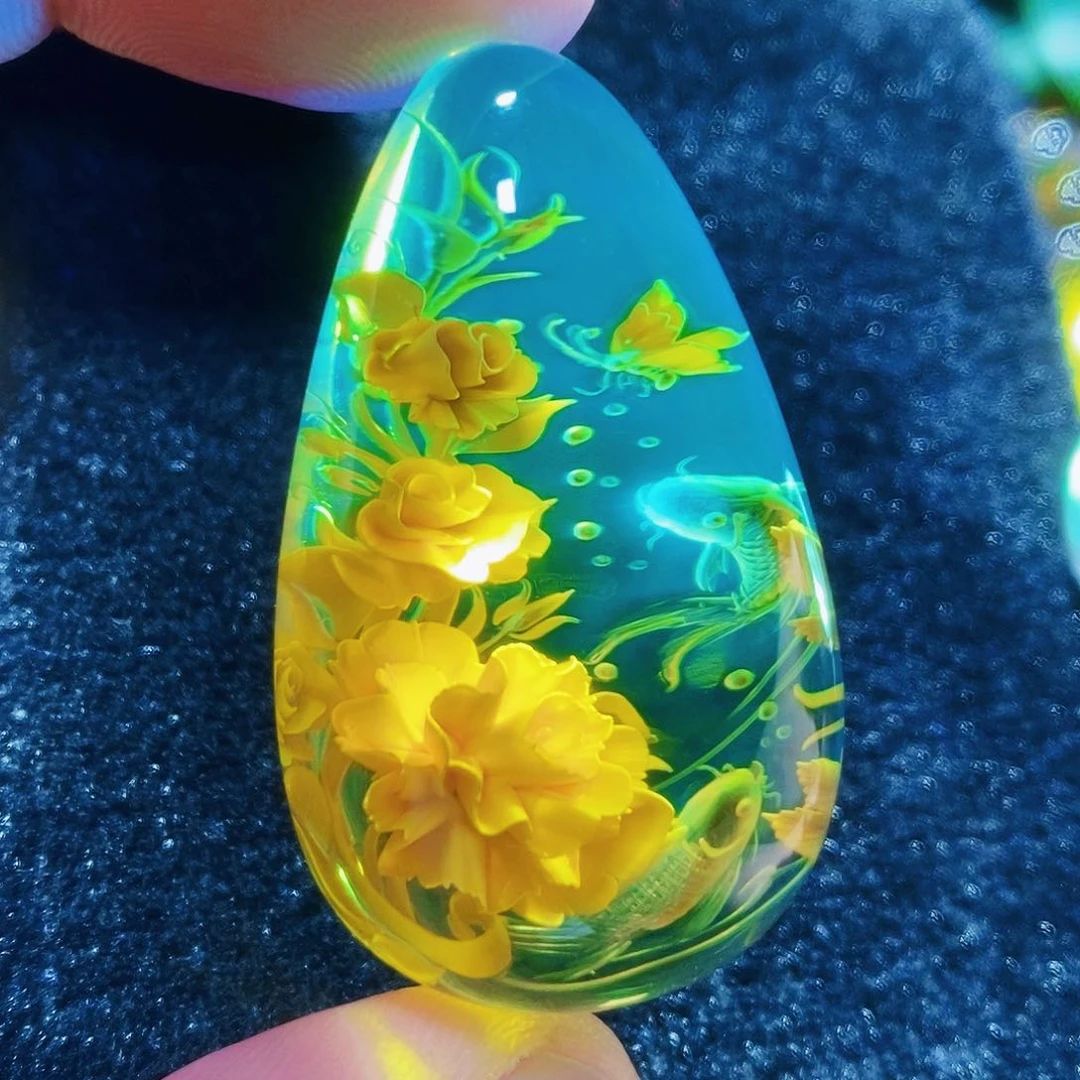 【闪购商品】金珀吊坠(不含链)未镶嵌