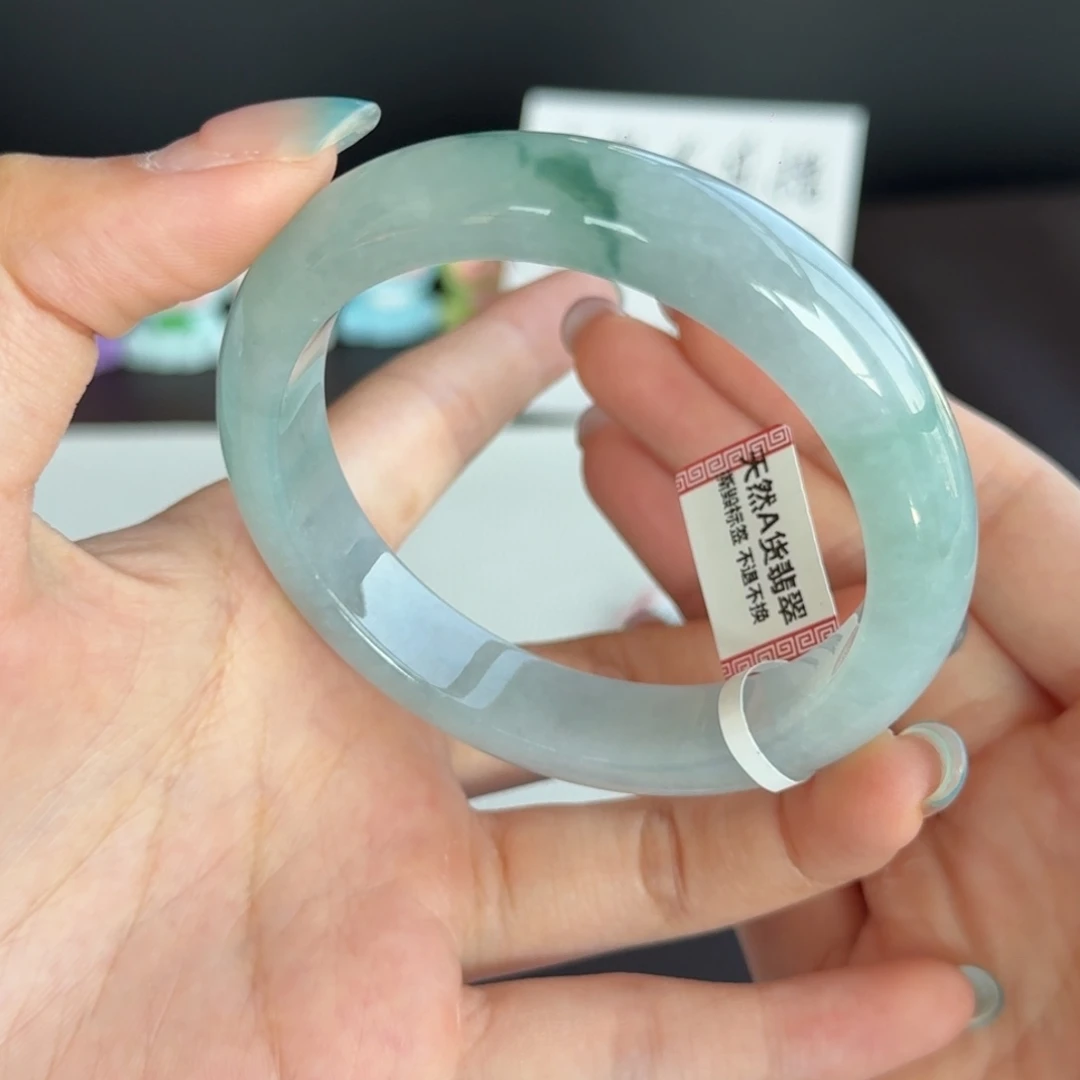 翡翠未镶嵌手镯23号 58.2