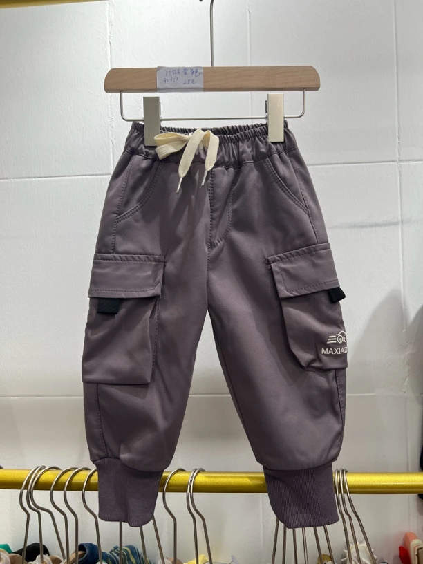 77828秋冬新款女童加绒长裤