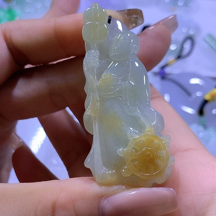 翡翠未镶嵌颈饰天然翡翠A货吊坠