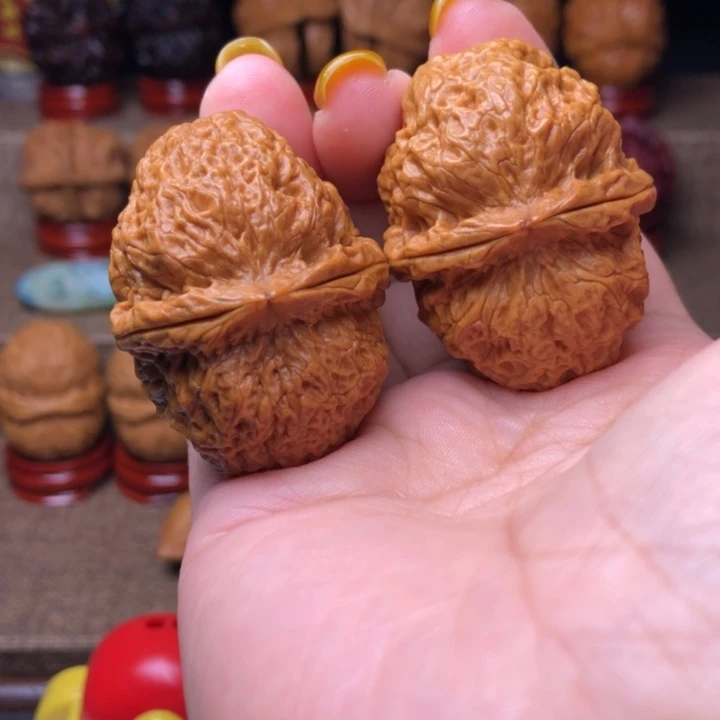 文玩核桃把件12号卧龙元宝42尺