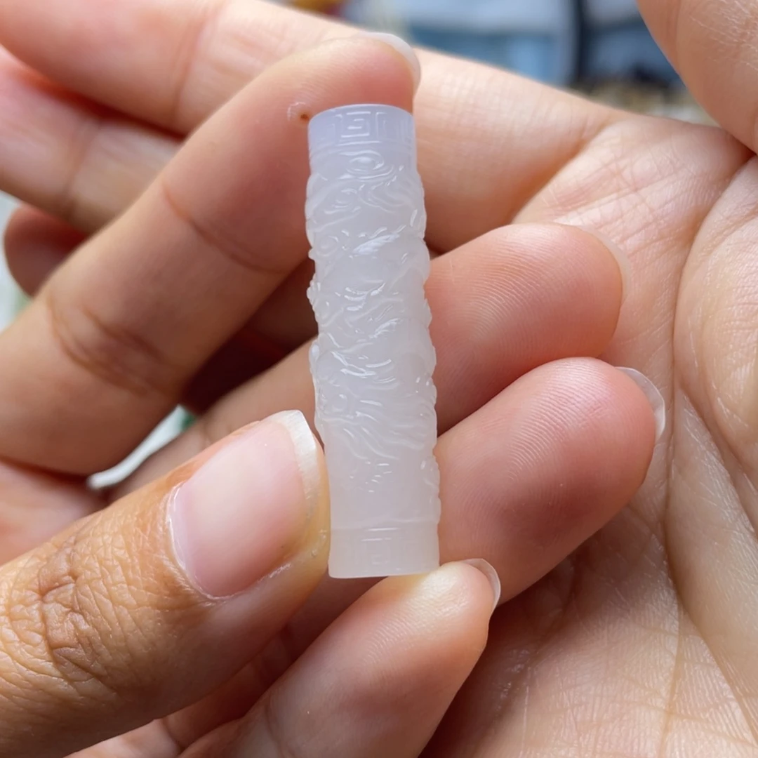 蓝***桉和田玉未镶嵌吊坠(不含链)