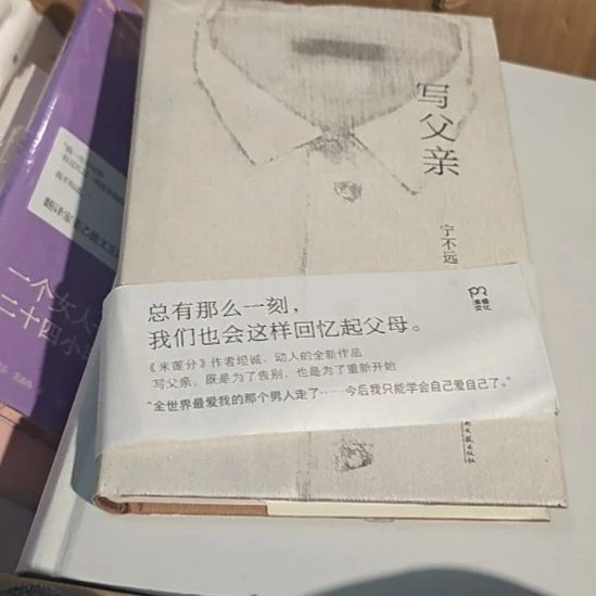 写父亲，正版书衣微瑕，务必塑封。