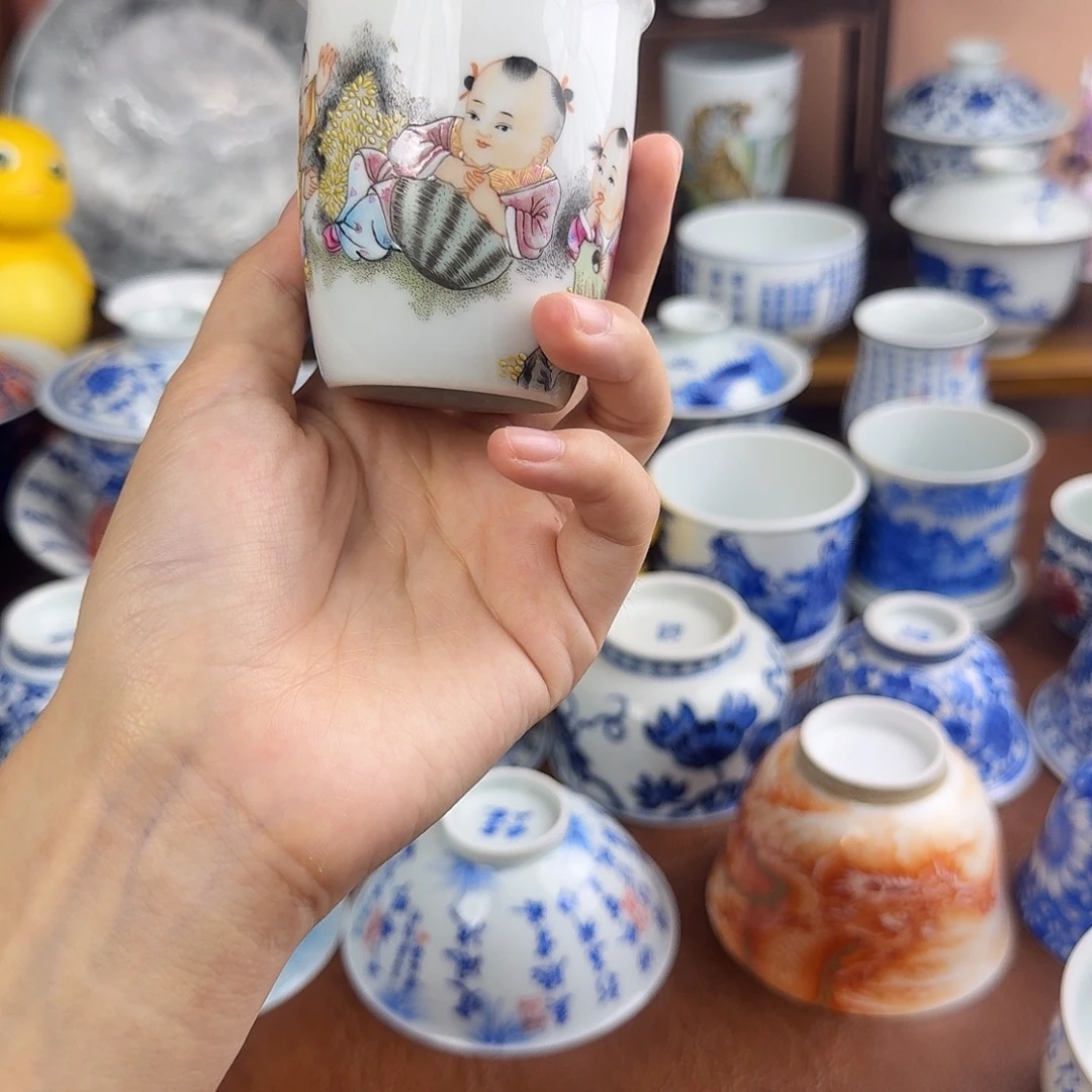 景德镇陶瓷手绘作品