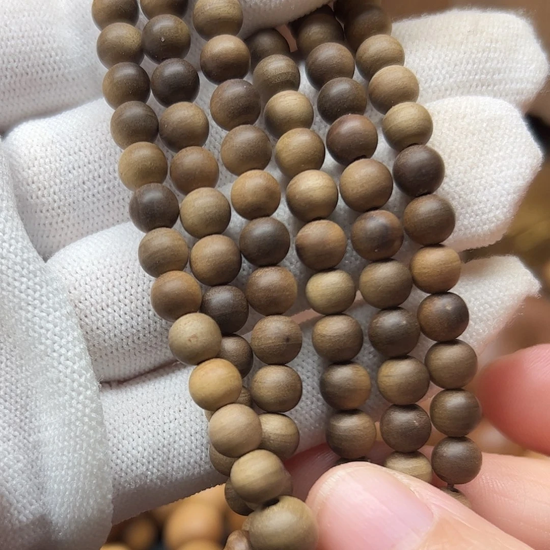 檀香木手串/手链芭****?定制0.6多圈